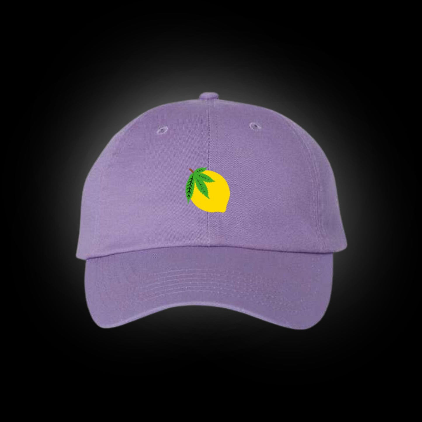 Lemon Dad Hat - Lavender