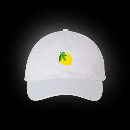 Lemon Dad Hat - Blanco (White)