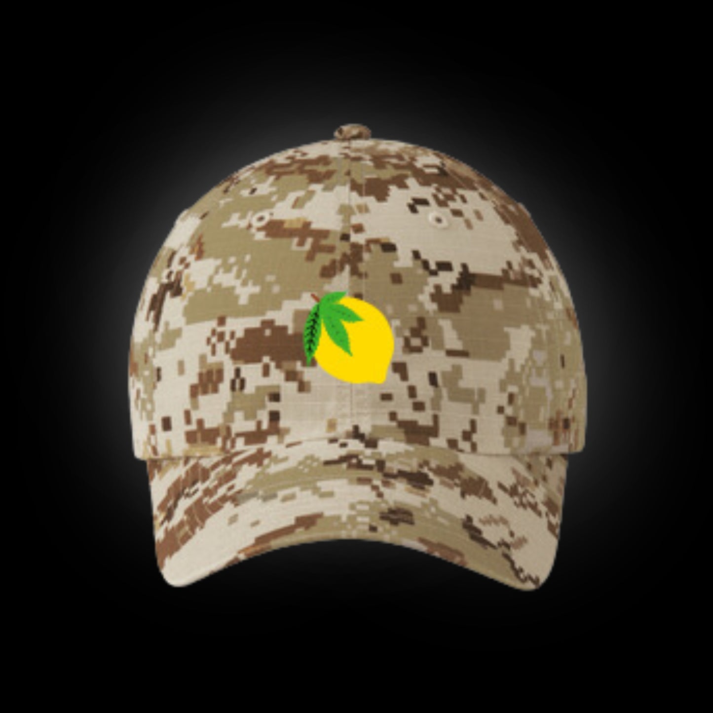 Lemon Flex Camo Hat - Sand