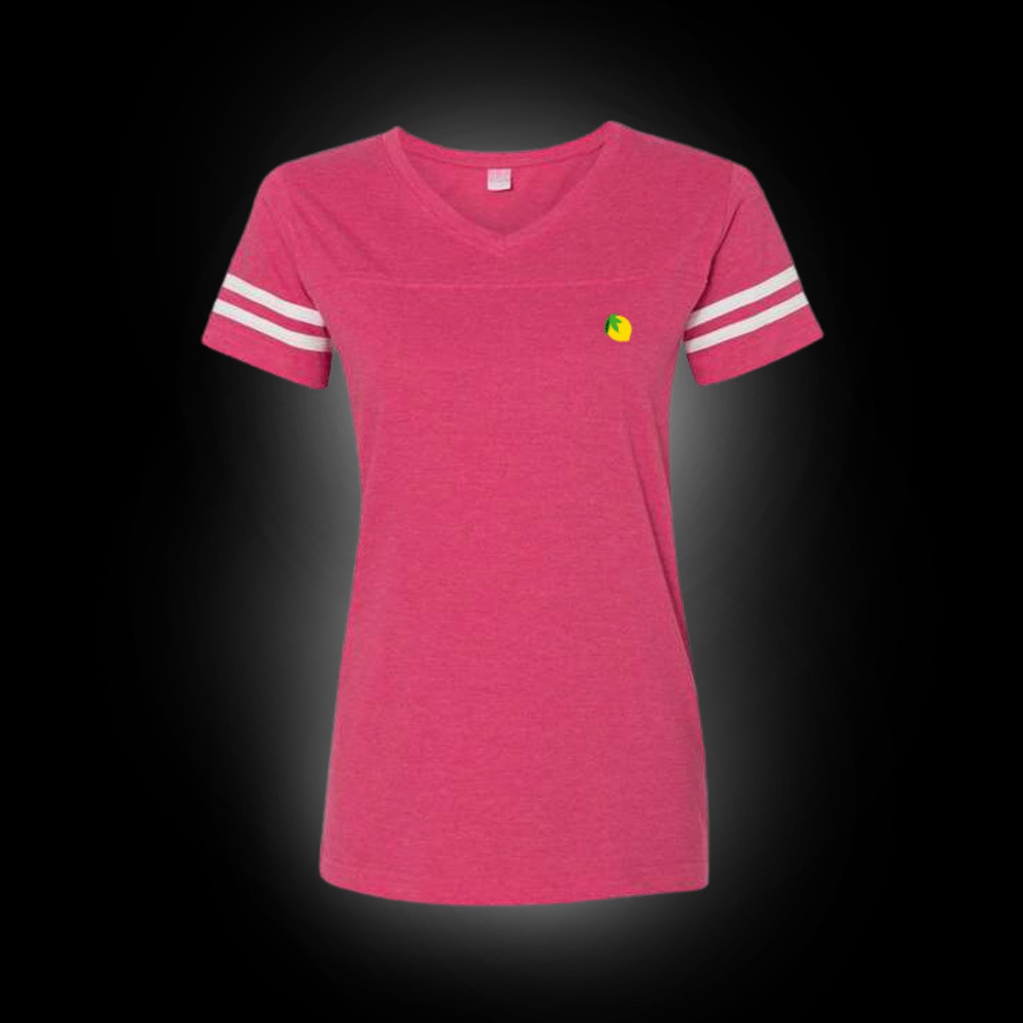 Lemon Football Tee - V-neck - The female edition